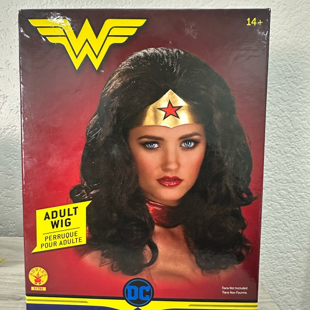 Wonder Woman Salon Quality Wig Rubies 51785 DC Comics Cosplay Halloween